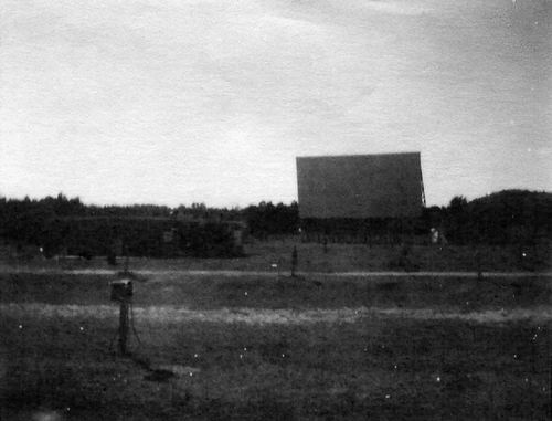 Meredith Drive-In Theatre - Original Meredith Screen 1970 From Patrick Weaver